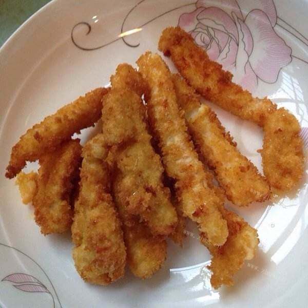 美味的芝士鸡柳