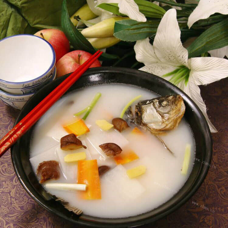 营养香糟鱼汤