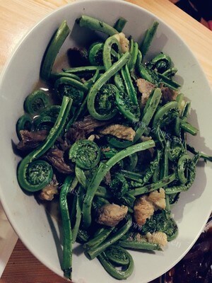 家常广东菜炒肉做法图解4)