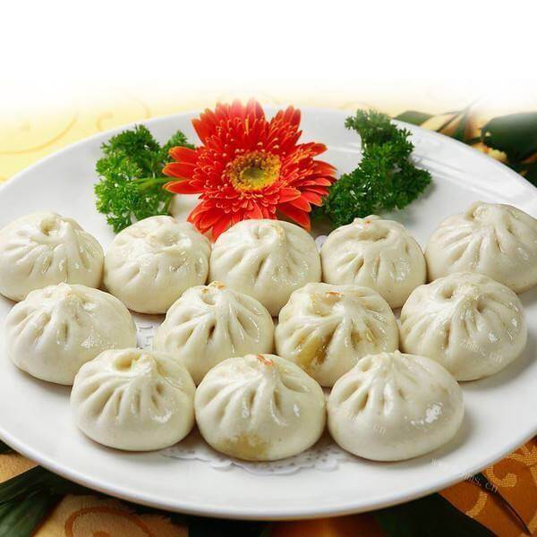 自制红糖糯米包子