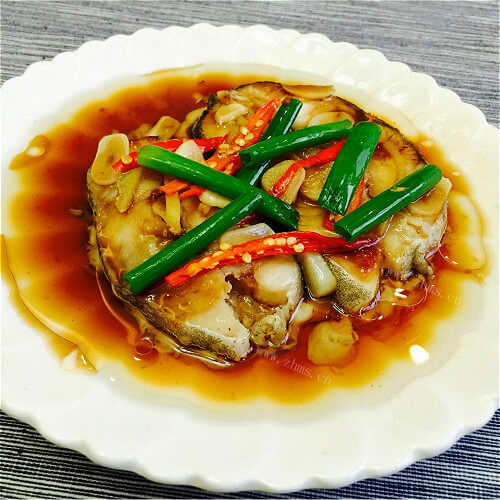 美味的清蒸鳕鱼