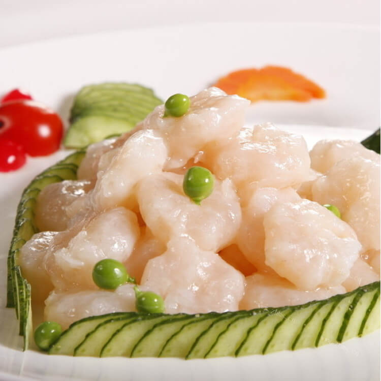 鲜嫩的水晶日本豆腐虾仁
