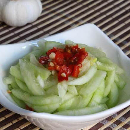 美味的清炒瓜皮