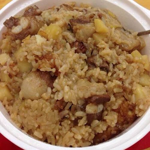 好吃的碗豆排骨饭