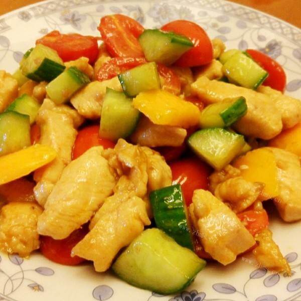 美味三色春笋丁