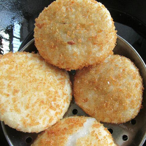 好吃的麻香红豆糯米饼