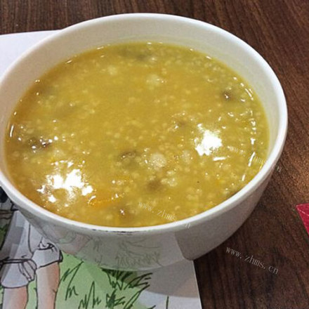 祛湿的绿豆小米汤粥
