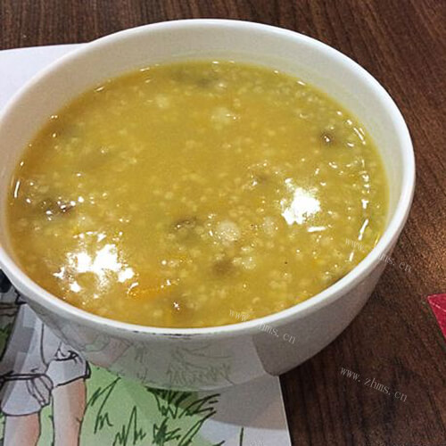 祛湿的绿豆小米汤粥