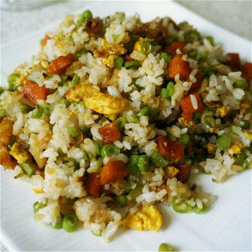 家常菜豆炒饭