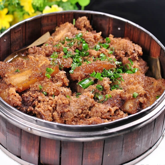 美味的江南粉蒸肉