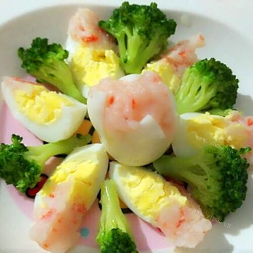虾泥蒸鹌鹑蛋