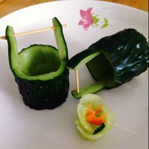 好看的小青瓜盘饰