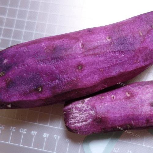 自制紫薯布丁做法图解1)