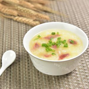 好吃的小白菜牛肉粥