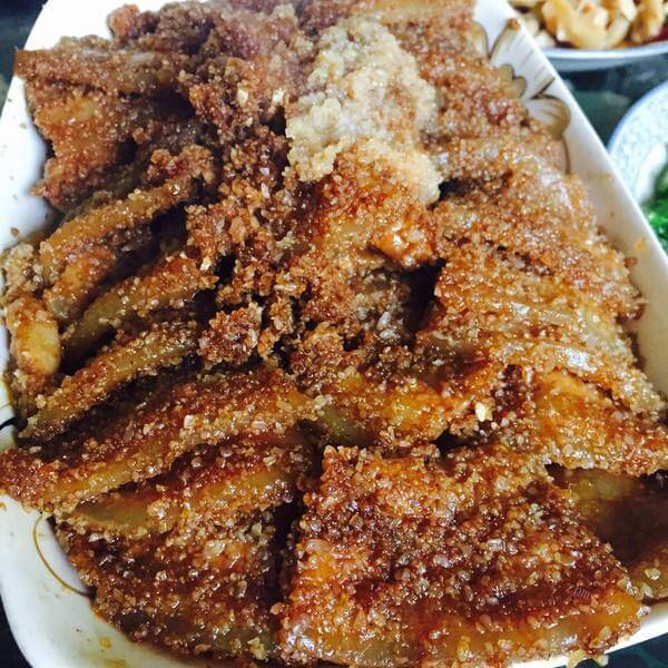 美味的粽香粉蒸肉