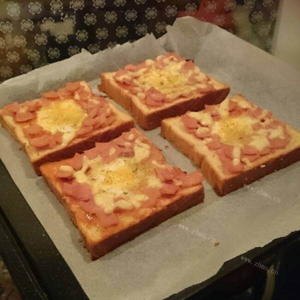 美味的可可香奶吐司