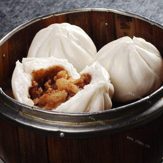漂亮又美味的粤式叉烧包