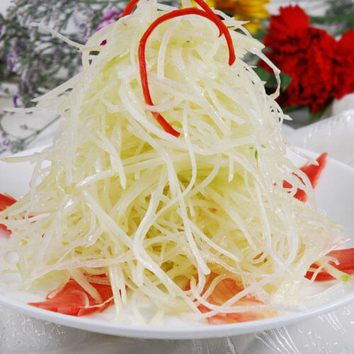 好吃的藠头炒土豆丝