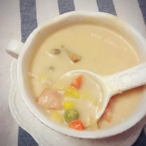 美味法式奶油蘑菇汤