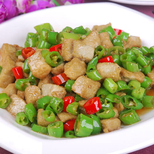 家常炒臭豆腐
