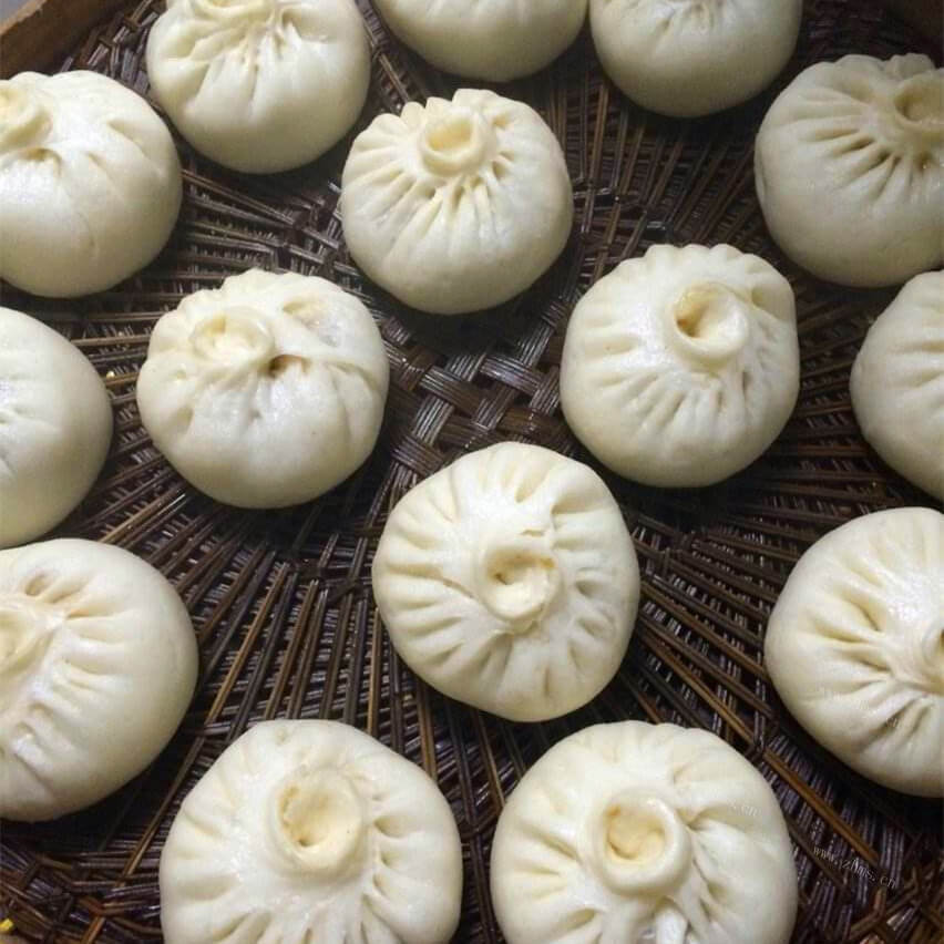自制红糖糯米包子