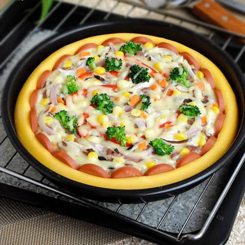 自制黄金米饭披萨