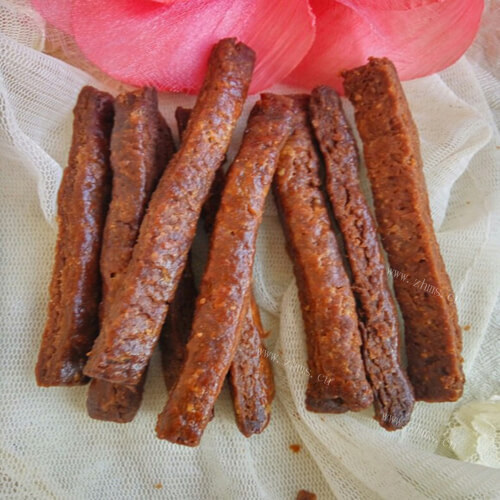 美味的巧克力磨牙棒