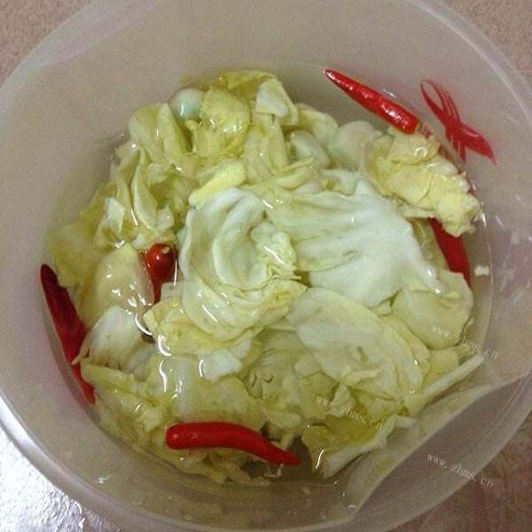 可口的家庭自制酸菜
