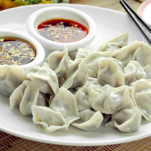 好吃的胡萝卜香菇肉馅饺子