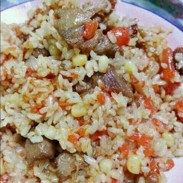 好吃的羊排鹰嘴豆抓饭