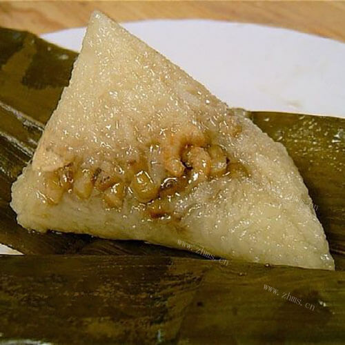 好吃又好看的红枣绿豆粽子