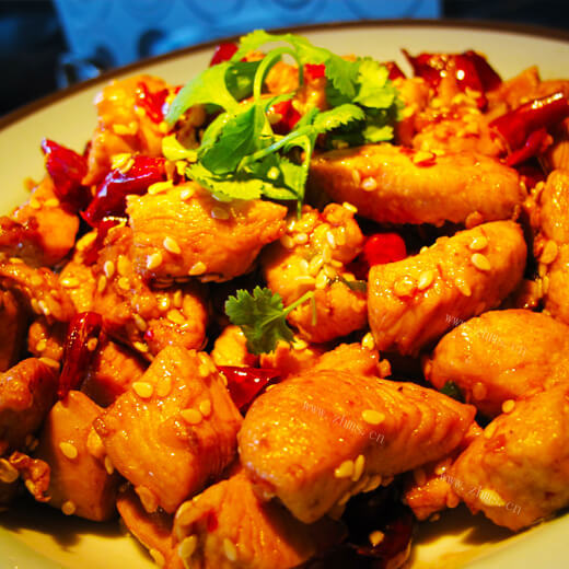 麻辣爆炒鸡块
