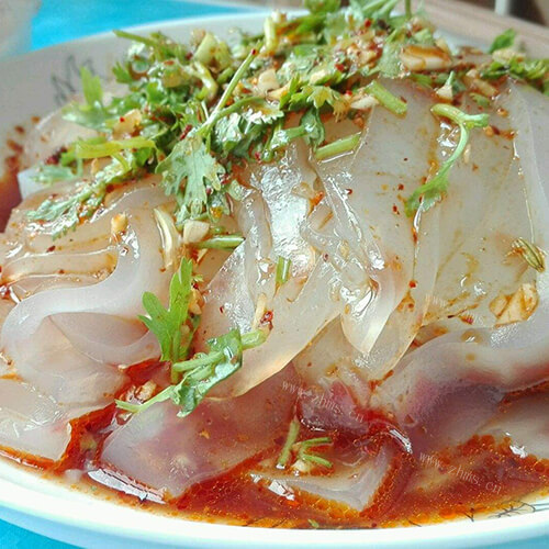 美味的简版凉皮