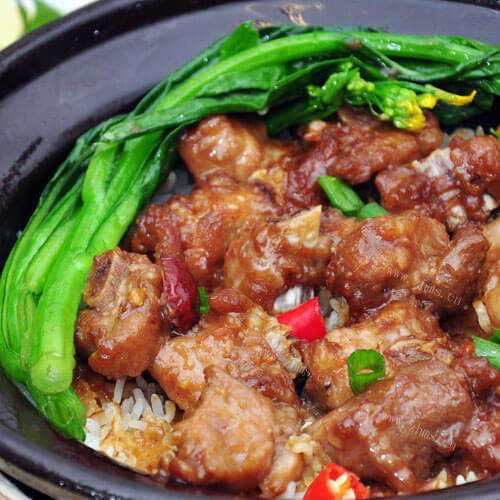 香浓的海鲜土豆煲仔饭