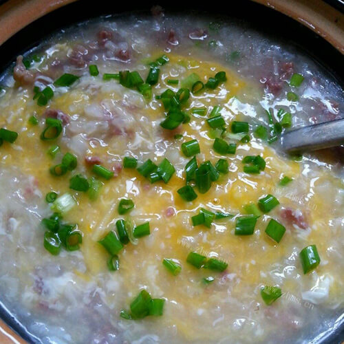 强身的牛肉口蘑蛋羹