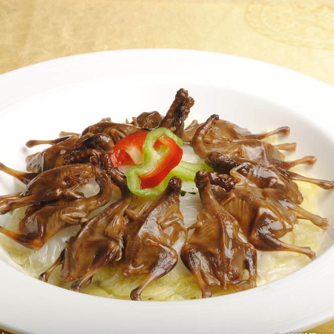 美味的田园腊鸭饭