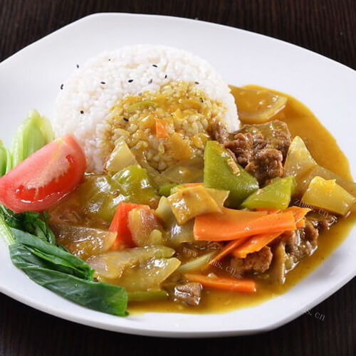 自制咖喱土豆牛肉饭