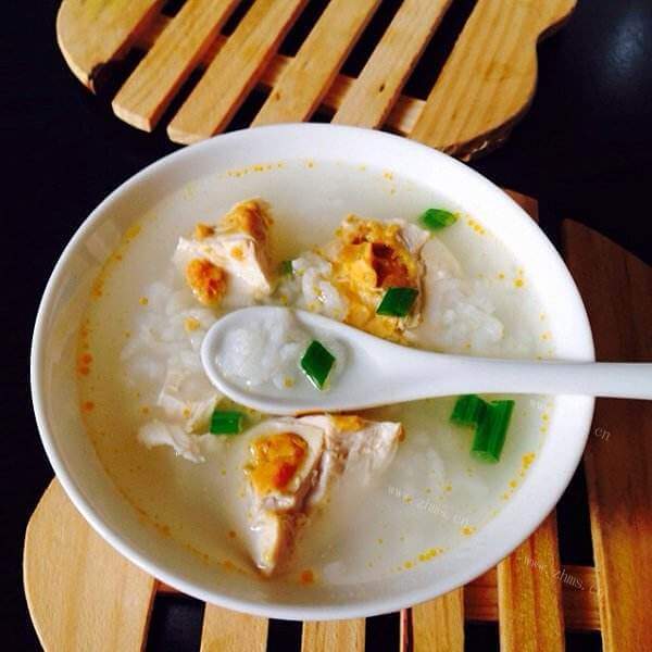 好吃的瑶柱冬菇粥