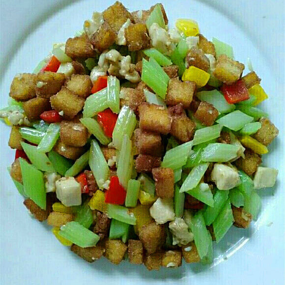 美味的汉堡鸡丁