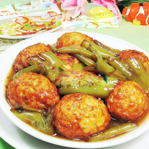 家常尖椒烧虎皮鸡蛋
