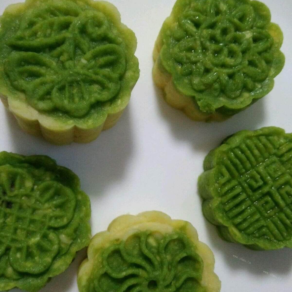 营养又好吃的青汁绿豆糕