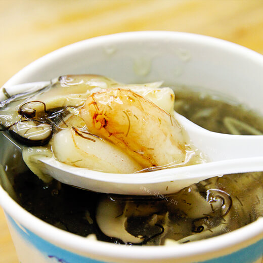 荤素搭配的青菜螃蟹羹