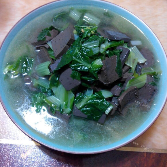 美味的白菜羊血