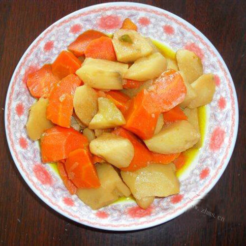美味的土豆胡萝卜山药