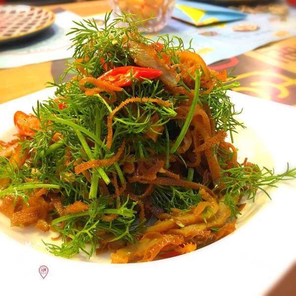 美味的莲藕百叶粉