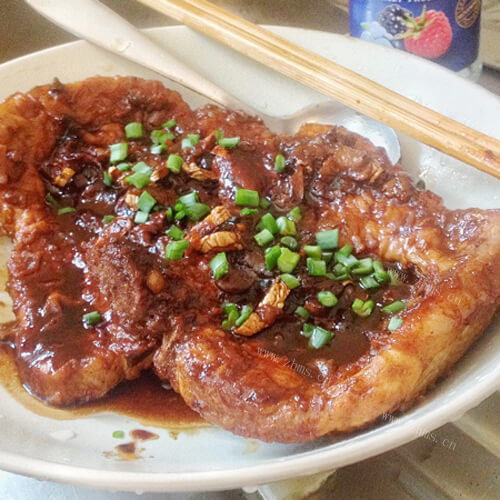 美味的金黄大排