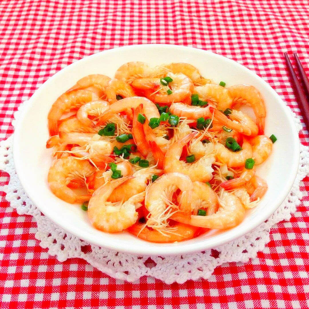 美味清蒸蒜香虾