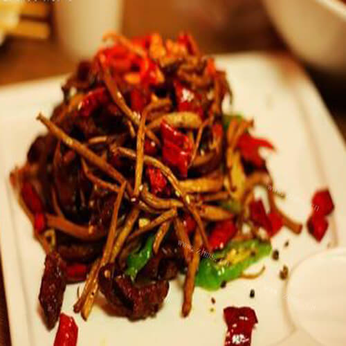 好吃的麻辣茶树菇