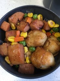 简单菜—墨鱼丸炒什锦做法图解3)