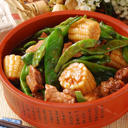 西葫芦番茄炖豆角